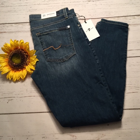 7 for All Mankind Gwenevere Skinny Jeans Inseam 29 - Picture 5 of 7